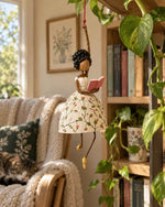 🍁 Handgemaakte Ballerina Ornament -Herfstdecoratie