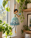 🍁 Handgemaakte Ballerina Ornament -Herfstdecoratie
