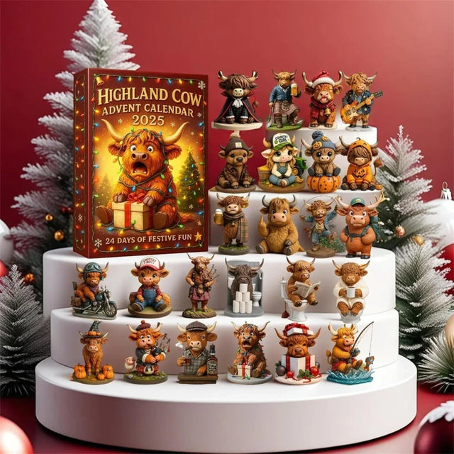 Schotse Hooglander Kerstkalender