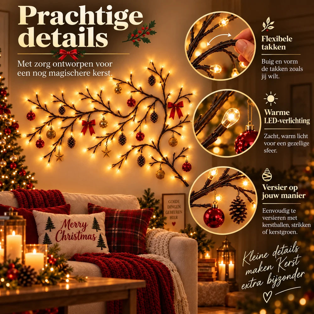 Namu NoëlGlow™ | Flexibele Verlichte Kersttak