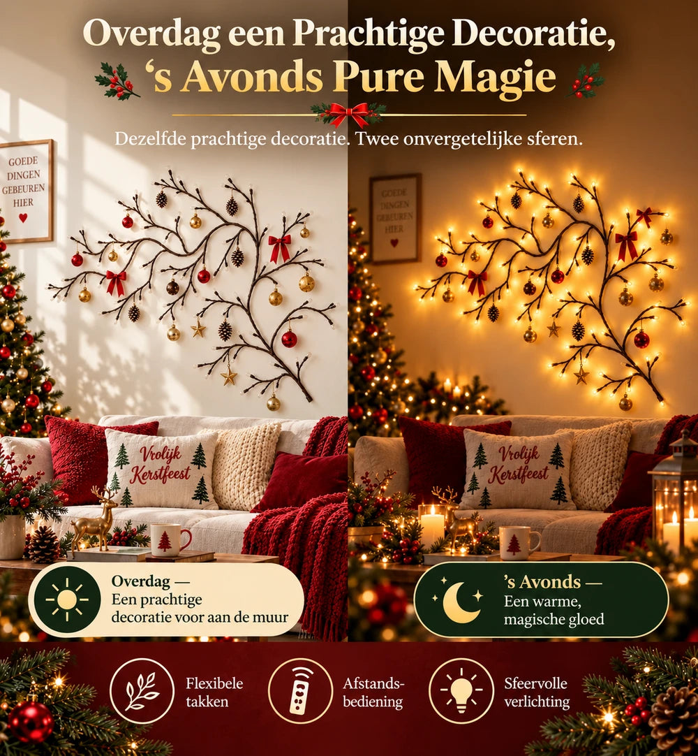 Namu NoëlGlow™ | Flexibele Verlichte Kersttak