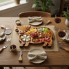 Hoogland koe Borrelplank™ - Unieke Handgemaakte plank