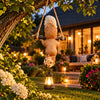 Hangende Eekhoorn™ Tuin decoratie met Zonne-energie verlichting