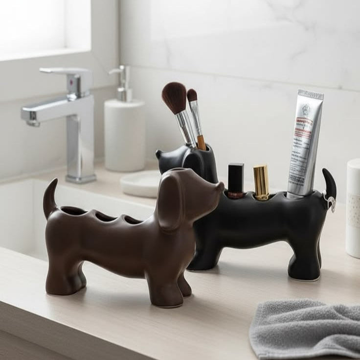Honden tandenborstelhouder | Geeft je badkamer een unieke upgrade!