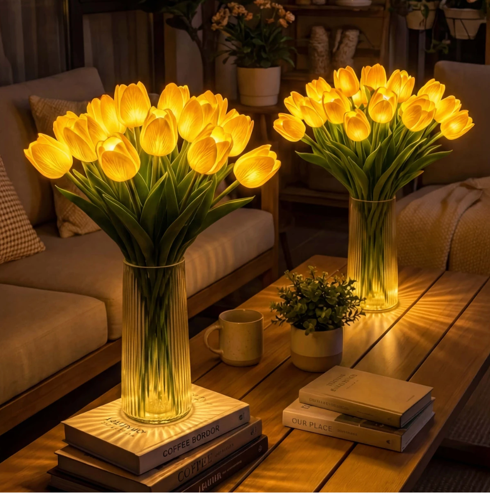 Verlichte Tulpen™ | Bloemen die altijd mooi blijven